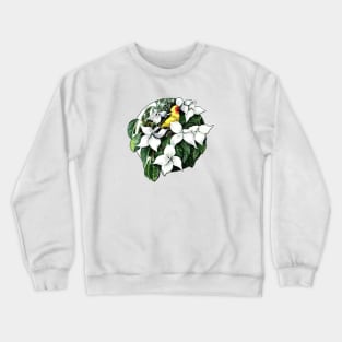 Western Tanager Watercolor Crewneck Sweatshirt